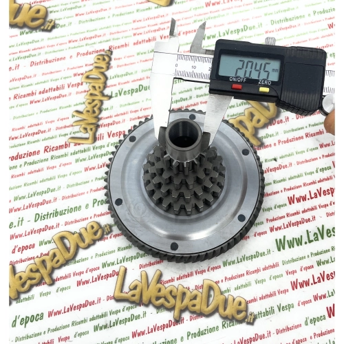 Eje primario completo original PIAGGIO para VESPA 125 PX PE ARCOBALENO de 1981 a 2001.