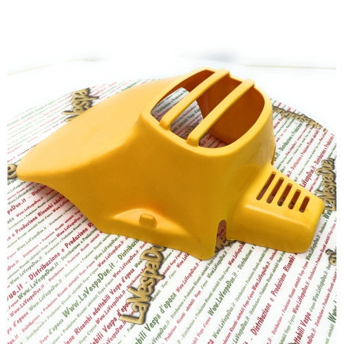 Máscara de faro delantero UTAH para ciclomotores PIAGGIO 50 CIAO, cubierta de faro de plástico y portamatrículas (stock antiguo)