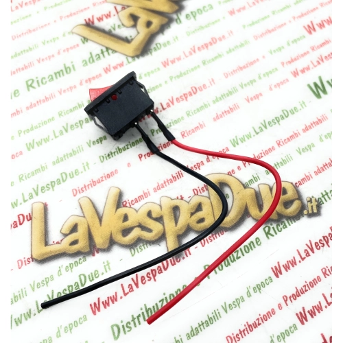 Interrupteur universel 6V 12V 24V 110V 240V pour applications génériques VESPA APE LAMBRETTA voiture moto scooter modification déviateur