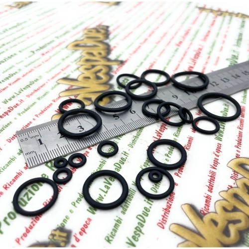Kit Set of 20 o-rings assorted sizes for various applications o-ring VESPA APE LAMBRETTA rubber gaskets