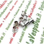 1 œillet nickelé pour la fixation du cache-klaxon des cyclomoteurs VESPA 50, 80, 90, 125, 150, 160, 180, 200 et tous les modèles VESPA APE CIAO