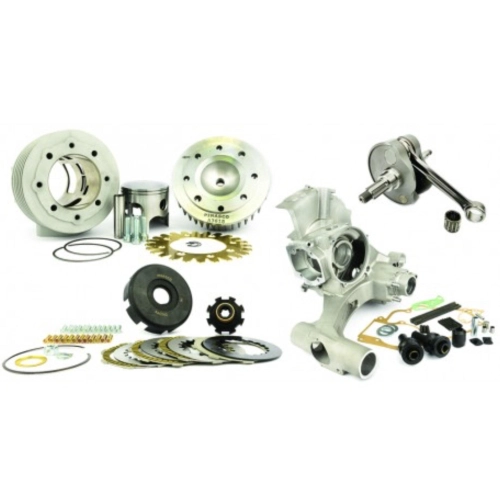 PINASCO 26483231 260-cm³-Drehschieber-Motorenbausatz für VESPA PX PE 125, 150 und 200, komplett mit Zylinderbausatz, Motorgehäuse, Keilwelle und Keilkupplung