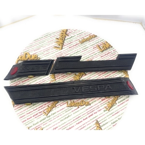 Ensemble de baguettes de protection adhésives en caoutchouc noir pour pare-chocs, garde-boue et capots de VESPA 50 90 125 SPECIAL PRIMAVERA ET3, moulures de carrosserie