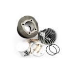 Unidad térmica GORI de Ø 62 mm para réplica de TV INNOCENTI LAMBRETTA 175 en hierro fundido perlítico con nuevo cabezal radial SUPER COOL para cárteres estrechos 31030200
