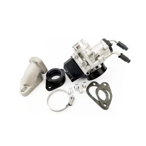 Kit carburatore PHBH 30 mm GORI per INNOCENTI LAMBRETTA con collettore in fusione e manicotto in gomma anti vibrante 31296002