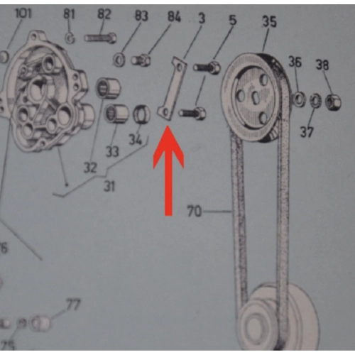 Bremsplatten-Befestigungsschrauben Hinterradnabe für PIAGGIO CIAO A SP RL für Modelle mit Riemenscheibe oder mit Variator ro 114936