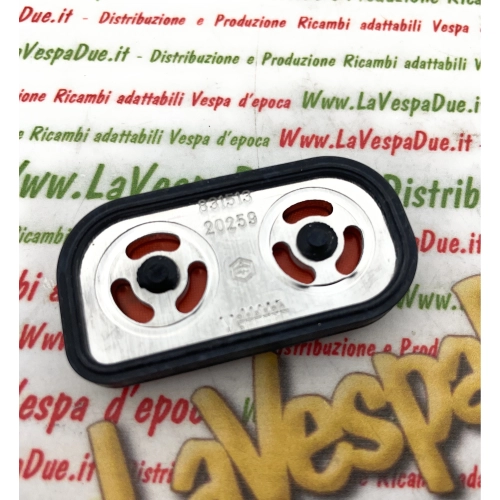 Soporte de membrana de válvula de láminas para caja de filtro SAS Sistema de aire secundario para VESPA 125 150 200 PX MY desde 1998 en adelante ro 82758R 832356 AP8570090 convertidor catalítico