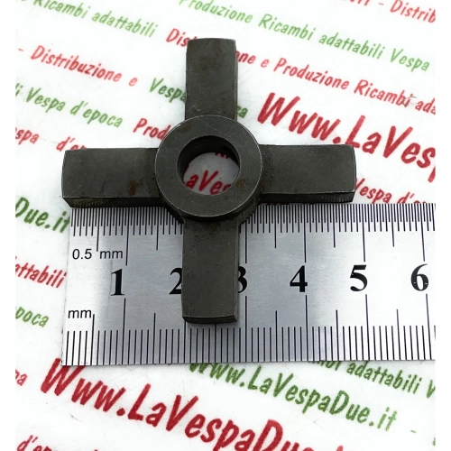 Kreuzgelenk für VESPA 98 V98T 125 V1T bis V11T von 1948 bis 1950 bis zum V18M-Motor mit 6 mm Dicke zur Befestigung mit Stift