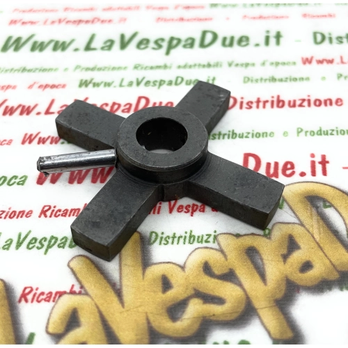 Cruz de la caja de cambios para APE 125 A1T a A11T de 1948 a 1950 hasta el motor V18M con cruz de 5 mm de espesor para fijar con pasador