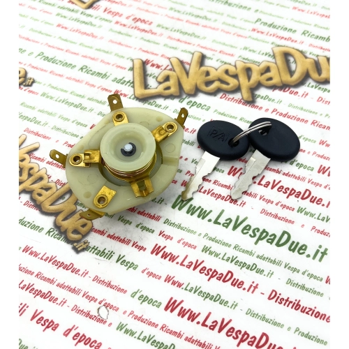 Panneau de verrouillage à clé pour guidon VESPA PX PE 125 150 200 Première série SPRINT ro 160743
