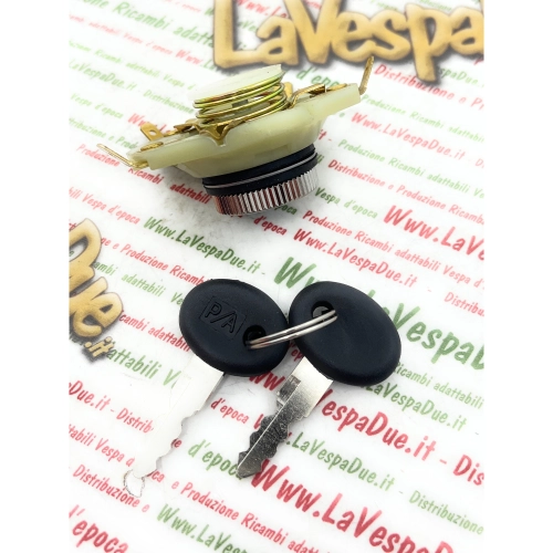 Panneau de verrouillage à clé pour guidon VESPA PX PE 125 150 200 Première série SPRINT ro 160743