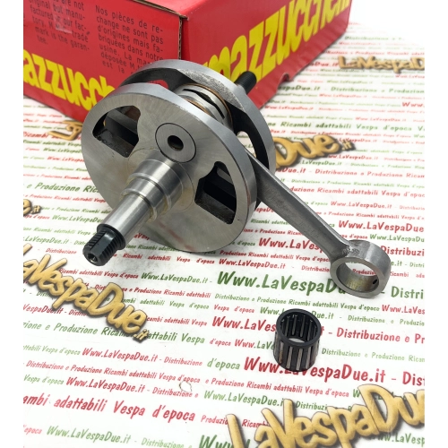 Albero Motore MAZZUCCHELLI AMT 136 per VESPA 125 VNA corsa 54 mm masse tonde e biella interasse 105 mm