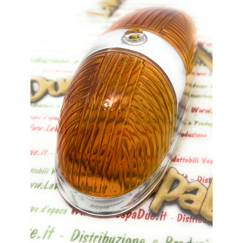 Blinkerglas für Motorhaube VESPA 125 150 160 VNA VNB GS VBA VBB, passend für alle Modelle und auch für Beiwagen