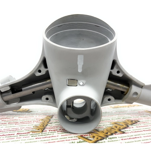Guidon complet pour Vespa 50 NLR avec phare rond et modification pour support de pompe de frein à disque avant