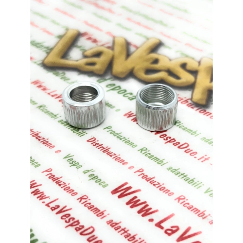 Écrou de fixation supérieur pour câble de compteur de vitesse VESPA 50 90 125 150 160 180 200 APE, permettant de fixer le câble au fil de transmission du compteur de vitesse (tous modèles anciens).