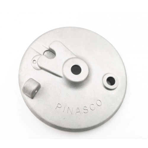 Plaque de mâchoire de frein Pinasco 26272091 pour PIAGGIO CIAO TEEN, compatible avec toutes les jantes en alliage d'un diamètre de moyeu de 105 mm.
