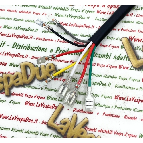 Kit de câbles pour la restauration du stator de volant moteur du système électrique des Vespa PX 80, 125, 150 et 200 E avec clignotants
