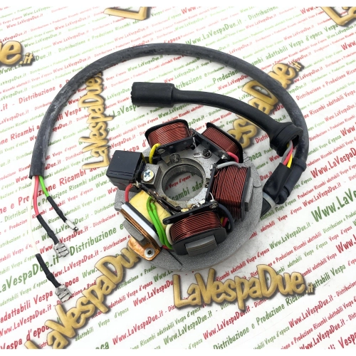 Originaler Spulenträger für VESPA PK 50 VMX5T Elektrostarter von 1982 bis 1984 APE 50 FL FL2 FL3 EUROPA RST MIX ro 199500 497651