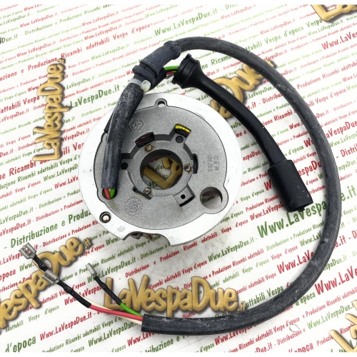 Originaler Spulenträger für VESPA PK 50 VMX5T Elektrostarter von 1982 bis 1984 APE 50 FL FL2 FL3 EUROPA RST MIX ro 199500 497651
