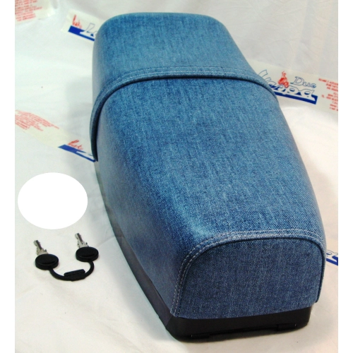 Falda larga de mezclilla azul para VESPA PK XL 50 125