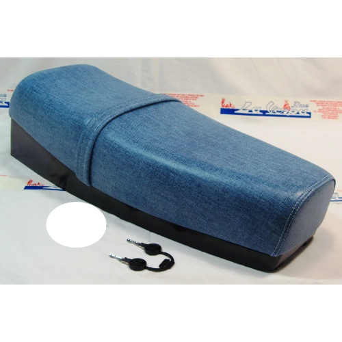 Falda larga de mezclilla azul para VESPA PK XL 50 125