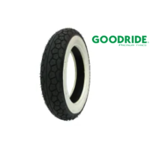 GOODRIDE whitewall pneumatic tire 3.00 10" 42J for VESPA APE and LAMBRETTA