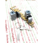 Kit antivol en aluminium pour capots latéraux de Vespa 80, 125, 150, 160, 180, 200 GS, SS, PX, PE, GT, GTR, TS, Super, GL, Sprint/Veloce