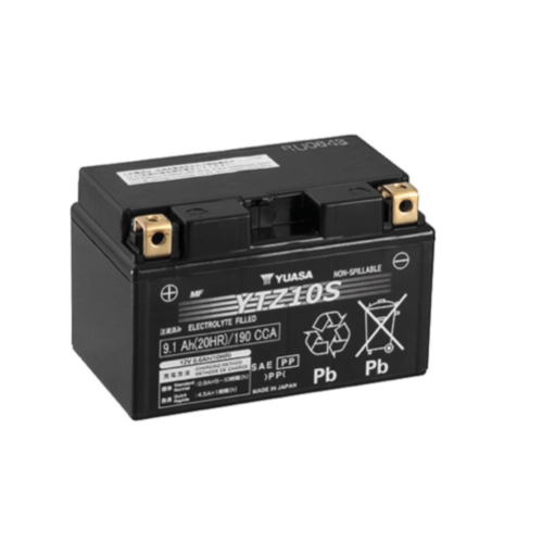 Batterie YUASA YTZ10S (scellée d'usine) 12 V/8,6 Ah KAWASAKI YAMAHA PIAGGIO BMW HONDA ADV