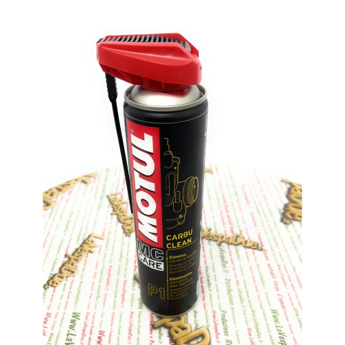 MOTUL CARBU CLEAN para la limpieza del carburador de la VESPA APE LAMBRETTA