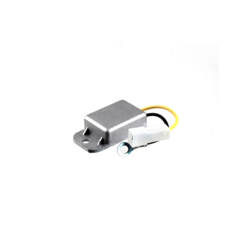 Régulateur de courant pour lampes économes en énergie, protégeant les ampoules 6 volts des systèmes VESPA et 6 volts. Régulateur de tension pour les suspensions des ampoules.