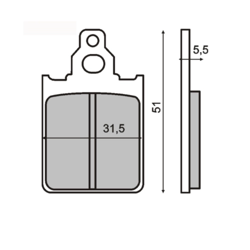 Plaquettes de frein avant organiques RCLA pour VESPA 125 150 200 PX à partir de 1998, frein à disque, CAGIVA PRIMA ITALJET FORMULA PIAGGIO QUARTZ SKIPPER ro 494762 498414