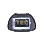 IRON LED 6500 K EVOK front headlight assembly for VESPA GL SPRINT 180 SS ANGEL EYES with 6 V to 12 V dc and 12 V ac to 12 V dc conversion circuit and anti-flicker