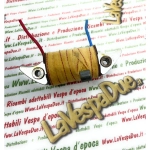 Bobina interna alta tensione per VESPA 50 prima serie V5A1T fino al motore 97775 r.o. 098361