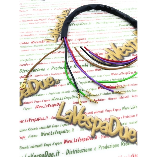 Elektrisches Systemkabelset zum Zurücksetzen des Lichtschalters für VESPA 50 SPECIAL R, italienisches Handarbeitsprodukt