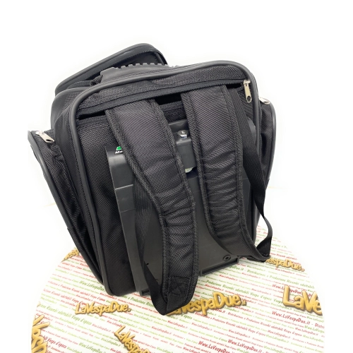 Maleta trasera Thunder Case para VESPA LAMBRETTA MOTO GUZZI MOTOM HONDA HARLEY DAVIDSON, completa con sistema de liberación rápida y llaves universales.