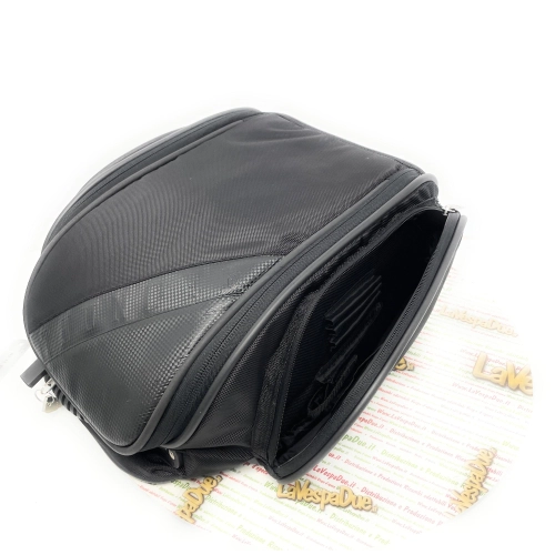 Maleta trasera Thunder Case para VESPA LAMBRETTA MOTO GUZZI MOTOM HONDA HARLEY DAVIDSON, completa con sistema de liberación rápida y llaves universales.