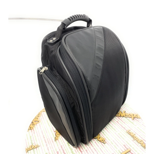 Maleta trasera Thunder Case para VESPA LAMBRETTA MOTO GUZZI MOTOM HONDA HARLEY DAVIDSON, completa con sistema de liberación rápida y llaves universales.