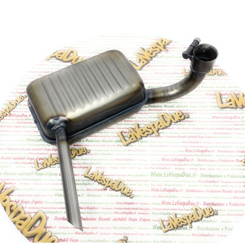 Schalldämpfer für VESPA 125 VM1T VM2T VN1T VN2T mit abblendbarem Scheinwerfer von 1953 bis 1957 ro 018130