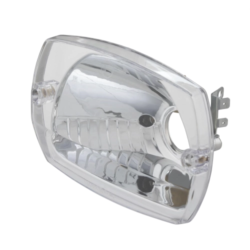 Grupo óptico de faro para VESPA 50 SPECIAL ELESTART tipo halógeno con lente de plástico liso ro 126648 166694 1266695 123518 191192