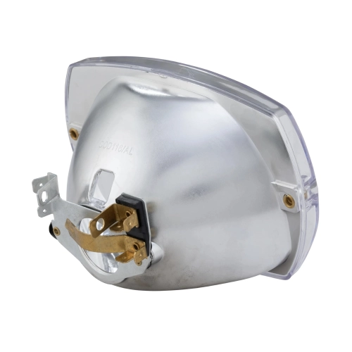 Grupo óptico de faro para VESPA 50 SPECIAL ELESTART tipo halógeno con lente de plástico liso ro 126648 166694 1266695 123518 191192