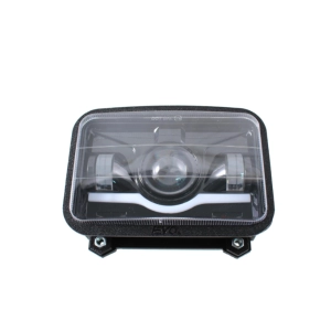IRON LED 6000 K EVOK front headlight assembly for APE 50 with 6 V to 12 V dc and 12 V ac to 12 V dc conversion circuit and anti-flicker