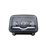 IRON LED 6000 K EVOK front headlight assembly for APE 50 with 6 V to 12 V dc and 12 V ac to 12 V dc conversion circuit and anti-flicker