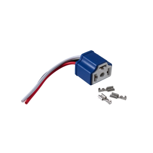IRON LED 6000 K EVOK front headlight assembly for APE 50 with 6 V to 12 V dc and 12 V ac to 12 V dc conversion circuit and anti-flicker