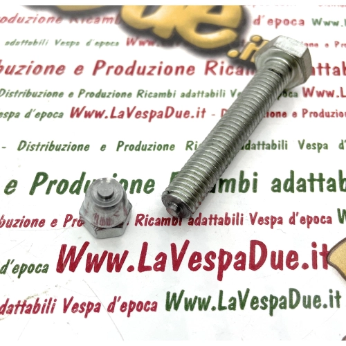 Kit de vis à tête poinçonnée pour la fixation des œillets du klaxon Vespa Ape, compatible avec les riveteuses Vespa et Lambretta.