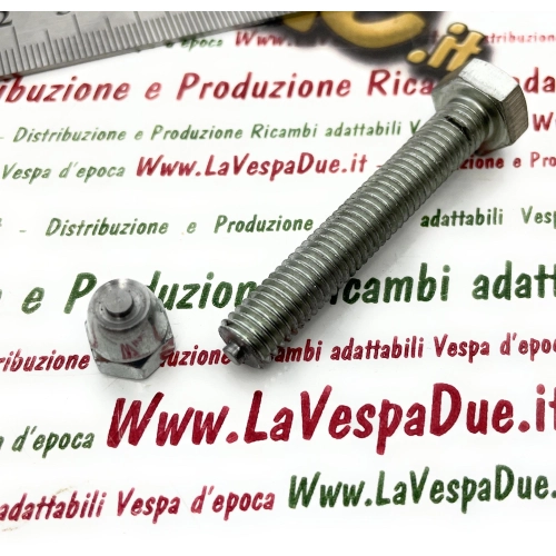 Kit de vis à tête poinçonnée pour la fixation des œillets du klaxon Vespa Ape, compatible avec les riveteuses Vespa et Lambretta.