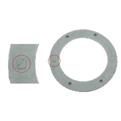 Original PIAGGIO grey horn gasket 2 mm for VESPA 125 150 V1T V15T V30T V33T VM1T VM2T VN1T VN2T VNA VNB VBB Italian quality ro 003033