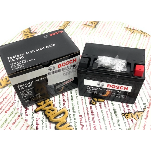 Batería sellada BOSCH YB4L-B lista para usar, activada de fábrica, AGM, 12 V, 4 AH, 20 A, para Vespa 50 125 HP ET2 LX Zip Fly.