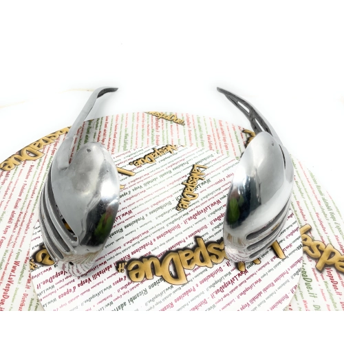 ARDOR decorative aluminum hood trims ULMA France Leprotto for VESPA 150 GS and ACMA Paris pair for both hoods