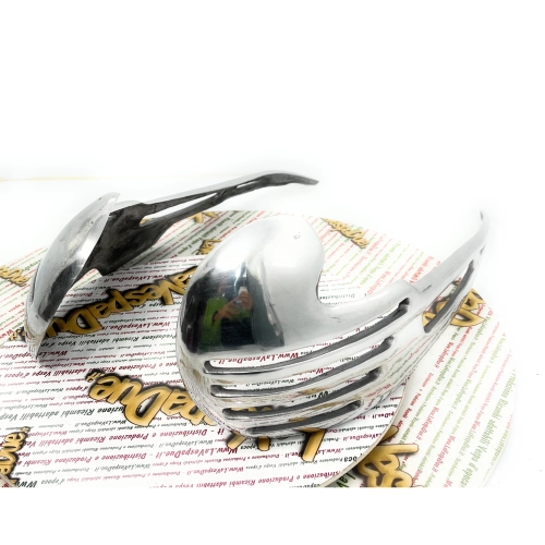 ARDOR decorative aluminum hood trims ULMA France Leprotto for VESPA 150 GS and ACMA Paris pair for both hoods