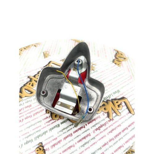 Piloto trasero cromado de aluminio pulido con bombillas incluidas para VESPA 125 150 160 GS GL VNA VNB VBB ro 089442 089195 181728